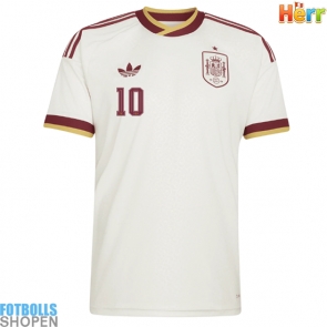 Billiga Spanien Dani Olmo #10 Bortatröja VM 2026 Kortärmad